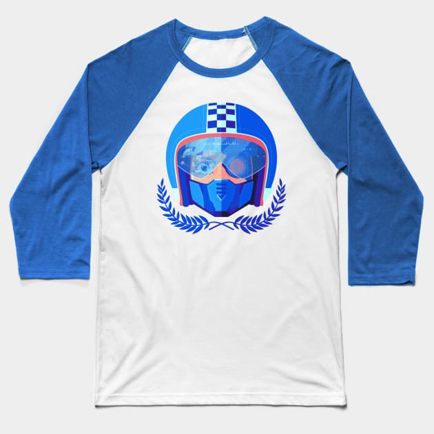 Lightspeed Racer Baseball T-Shirt by BadOdds